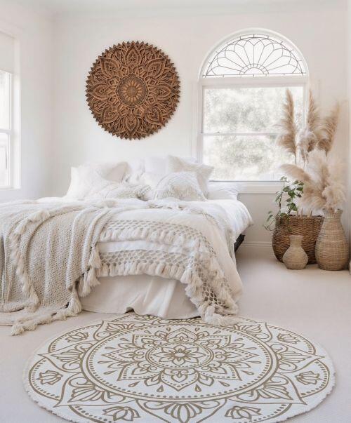 KIT BOHO: Tapete + 2 Almofadas