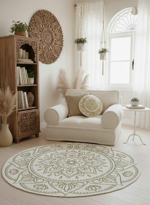 KIT BOHO: Tapete + 2 Almofadas