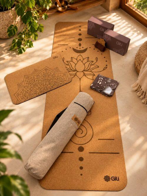 Kit Yoga Cortiça Completo