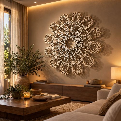 Mandala 3D Aura - Cores