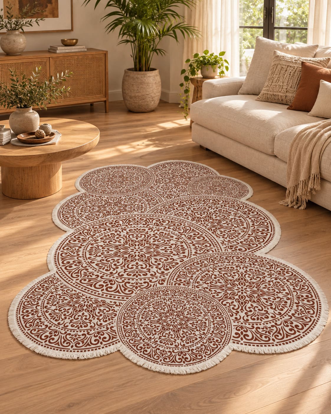 Tapete Mandala Boho Orgânico