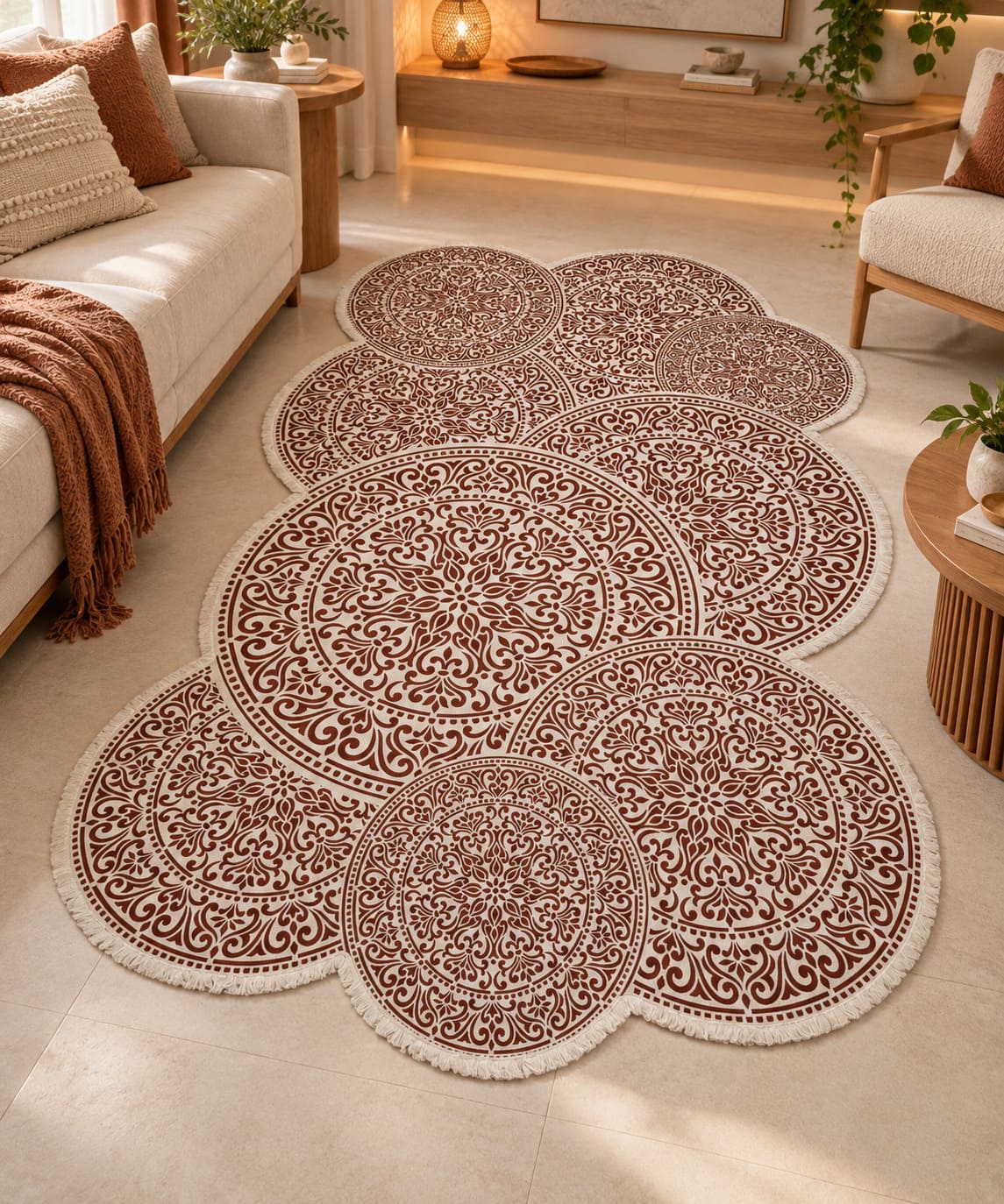 Tapete Mandala Boho Orgânico