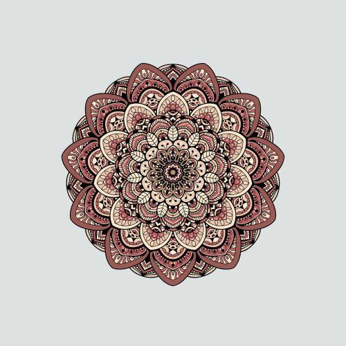 Tapete Mini Mandala L�tus Rose