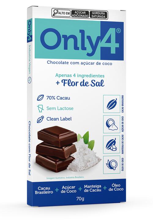 ONLY4 70% cacau c/Cranberry 70g - a partir de R$29,35
