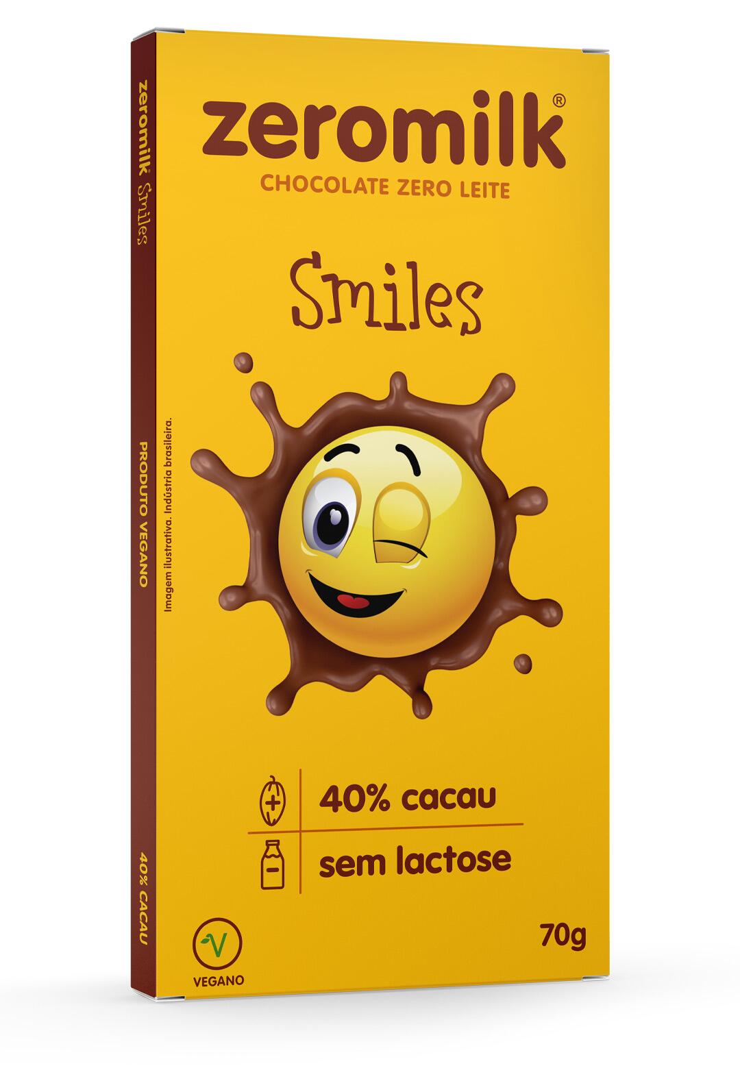 MILKSLIME Smile - ZeroMilk 40% 70g - a partir de R$19,85
