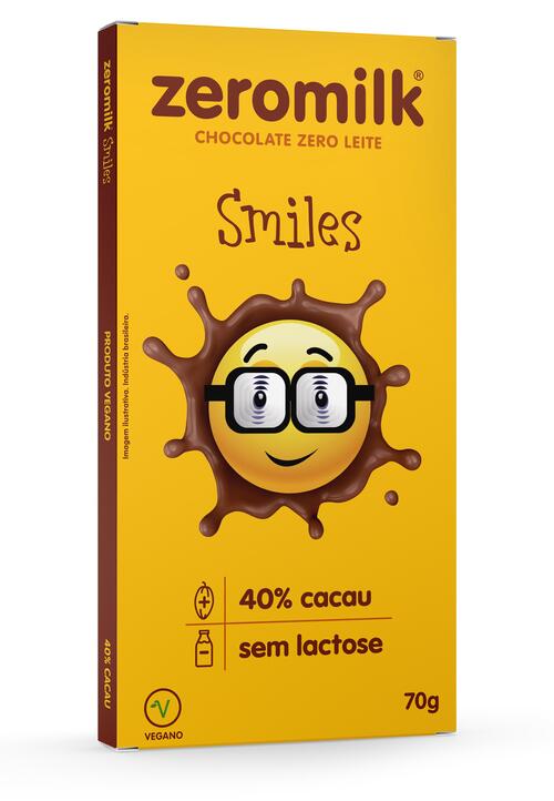 Smile - ZeroMilk 40% 70g - a partir de R$19,85