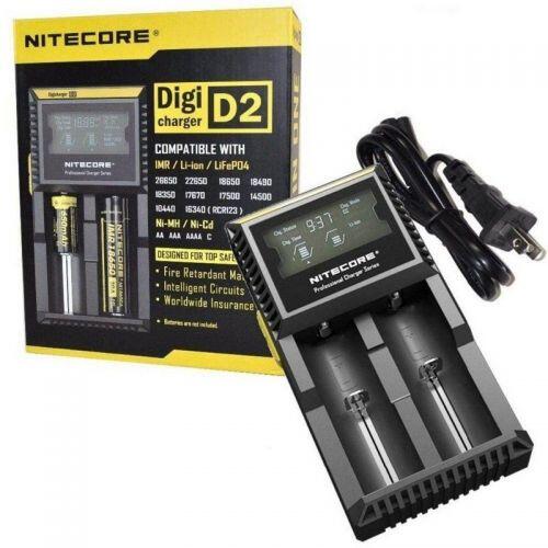 Carregador Externo de Bateria D2 - Nitecore