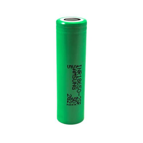 Bateria 18650 25R - 2500 mAh 20A - Samsung