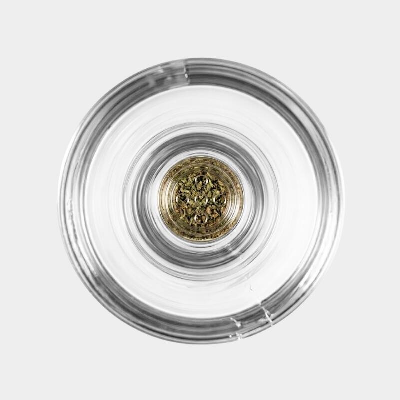 Tubo de vidro Arizer em foco