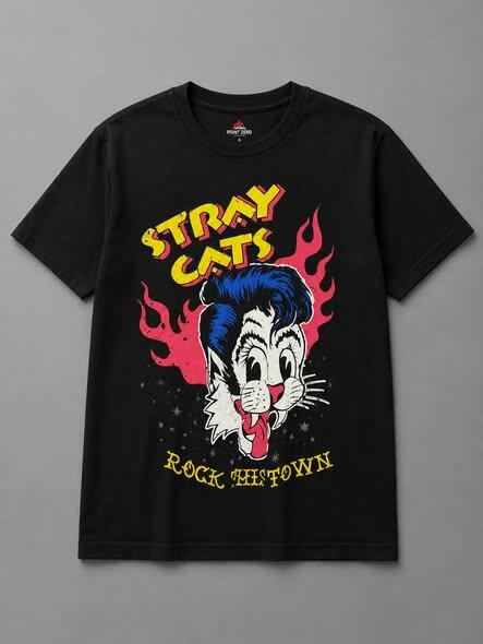 Comprar CAMISETA STRAY CATS - ROCK THIS TOWN - a partir de R$71,25