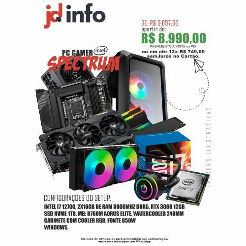 Pc Gamer Spectrum - R$12.260,00