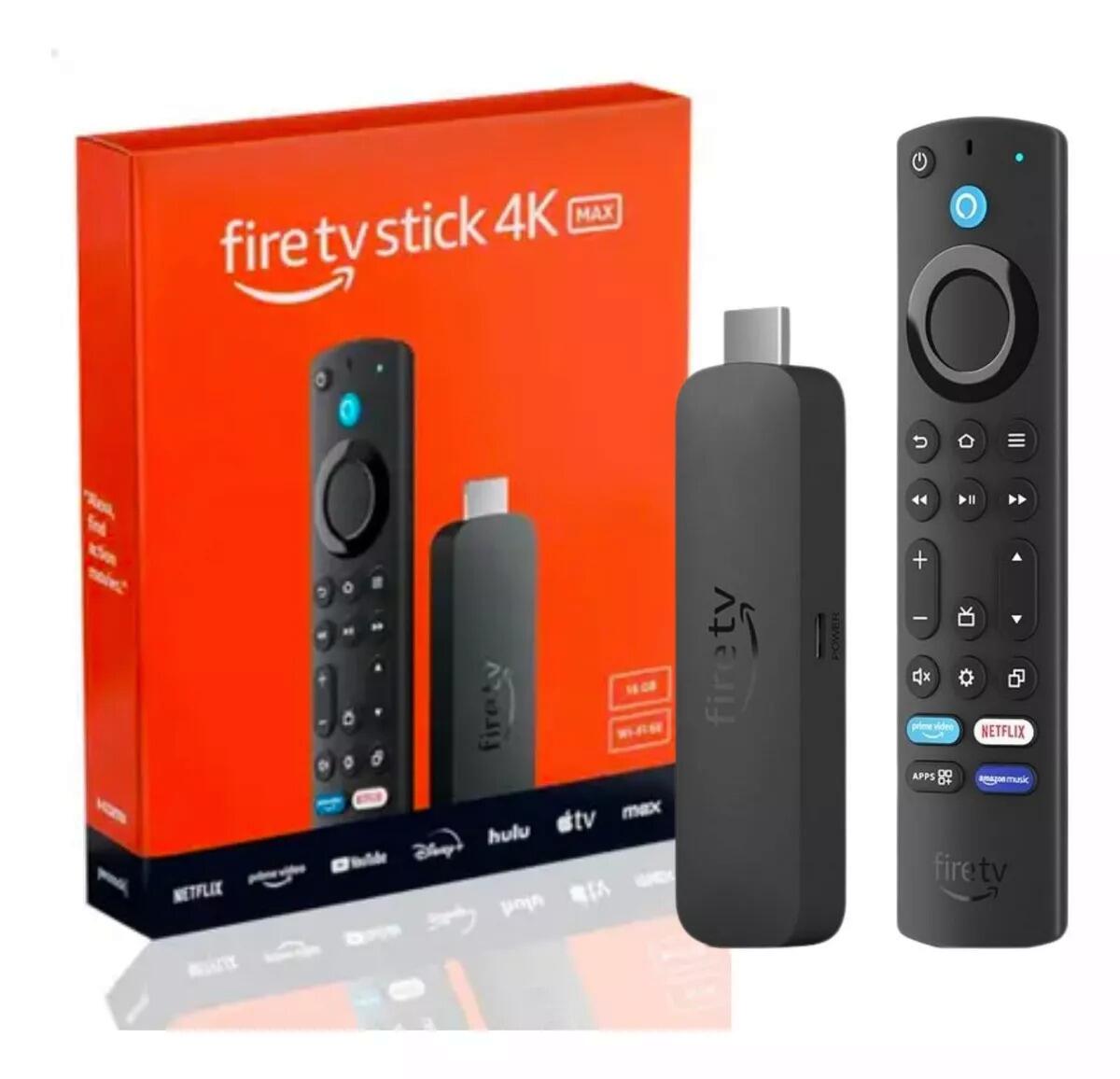 Amazon FireTV Stick 4k MAX 2世代 K3R6AT 美品 Comprar Amazon Fire Tv Stick 4k Max 16gb Wifi 6 Ultra Rápido Cor