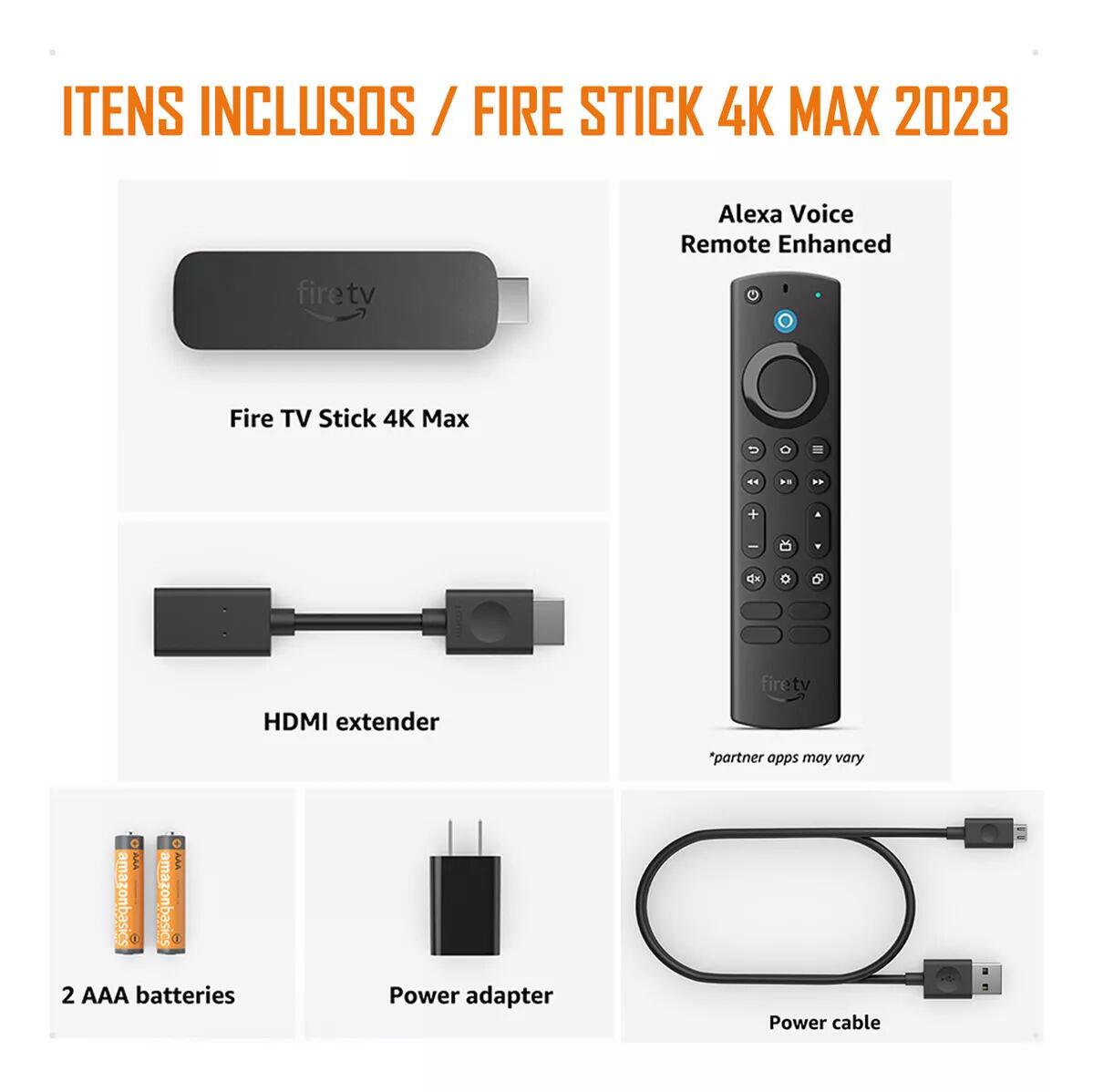 Comprar Amazon Fire Tv Stick 4k Max 16gb Wifi 6 Ultra Rápido Cor
