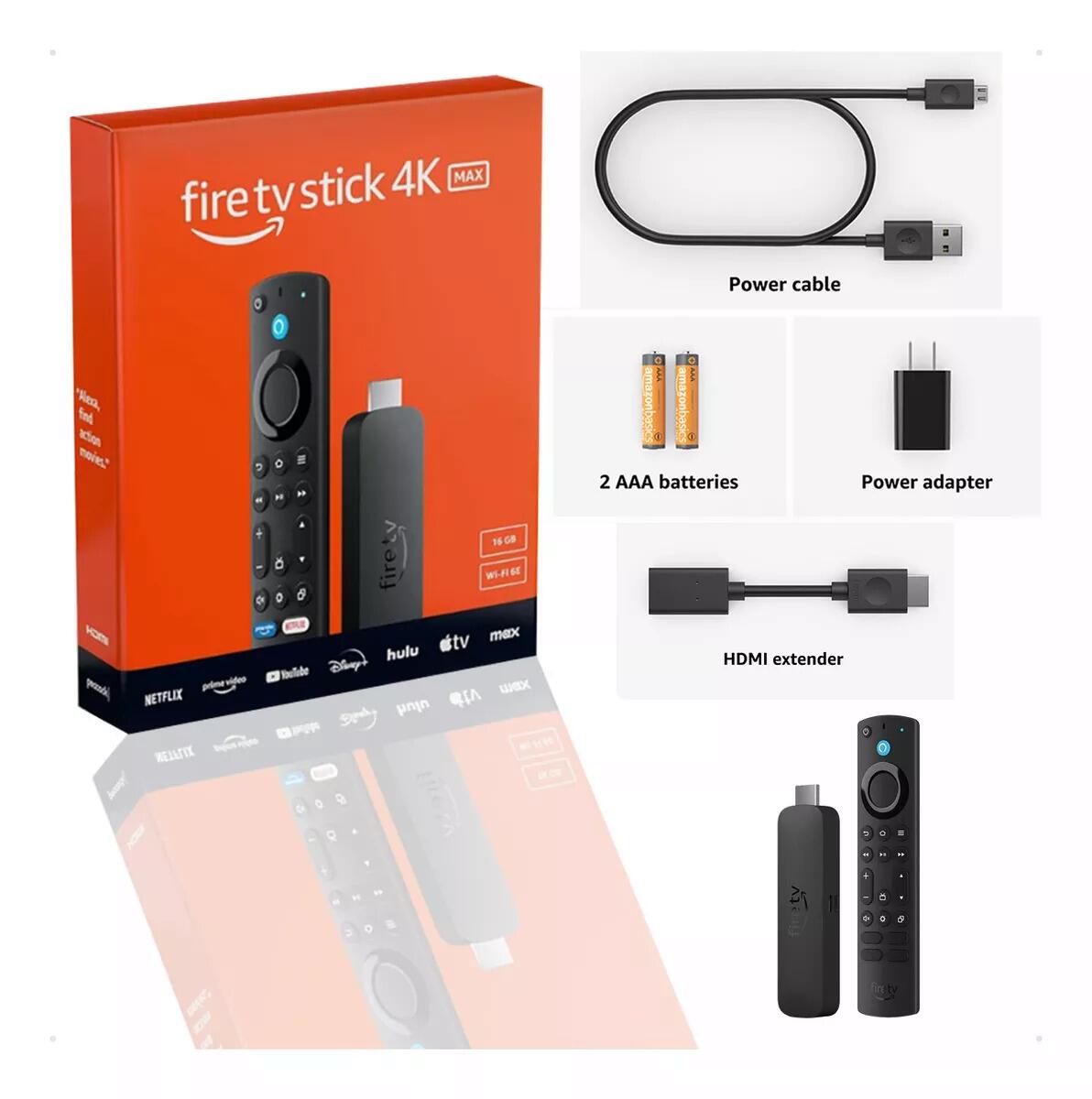 Comprar Amazon Fire Tv Stick 4k Max 16gb Wifi 6 Ultra Rápido Cor