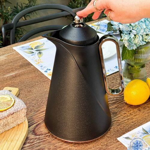 Comprar Garrafa Térmica Lombardi Nero Preta 1L - Tuut - a partir