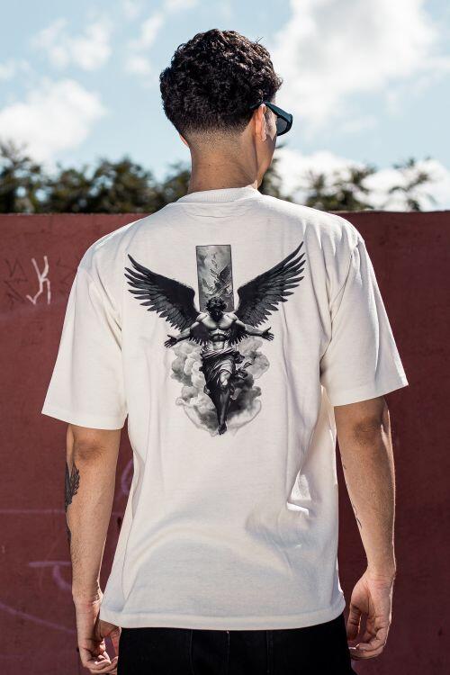 Camiseta Oversized Heavy Angel Wings