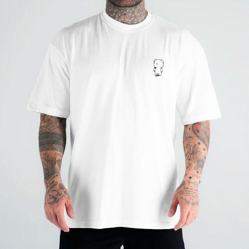 Camiseta Oversized Heavy Bear Minimal