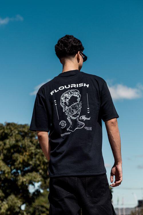 Camiseta Oversized Heavy Flourish