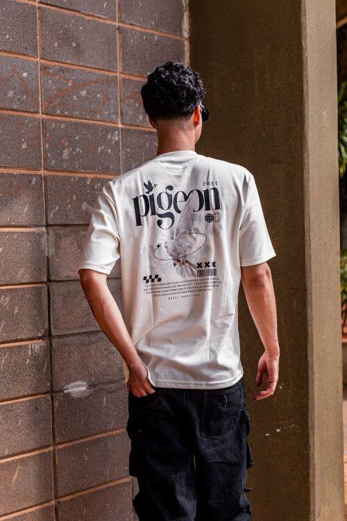 Camiseta Oversized Heavy Pigeon