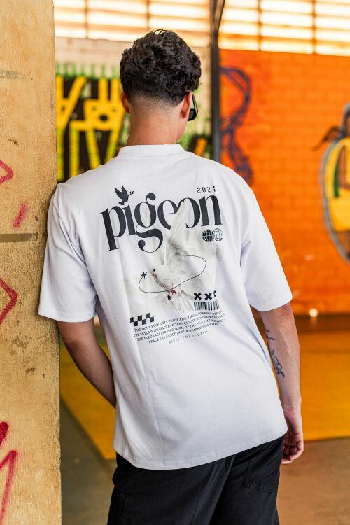 Camiseta Oversized Heavy Pigeon