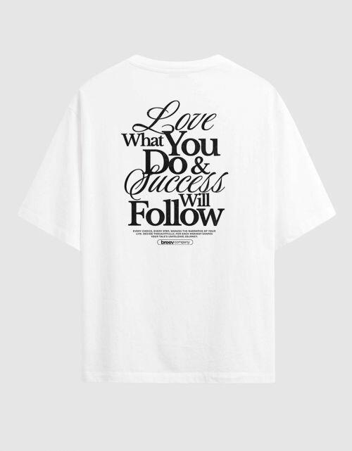 Camiseta Oversized Heavy Love Follow