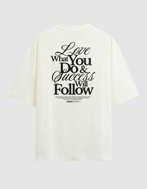 Camiseta Oversized Heavy Love Follow
