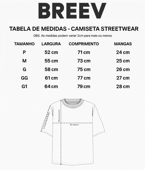 Camiseta Oversized Heavy Breev Lisa