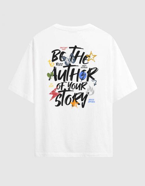 Camiseta Oversized Heavy Author Story