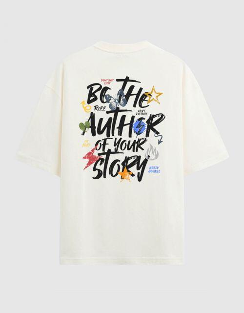 Camiseta Oversized Heavy Author Story