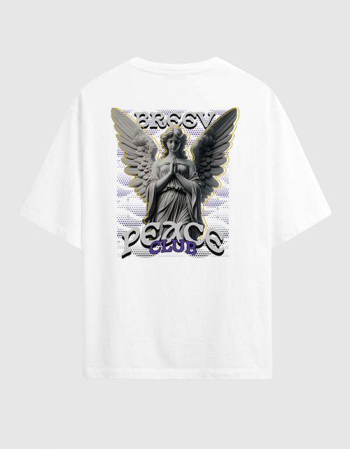 Camiseta Oversized Heavy Angel Peace