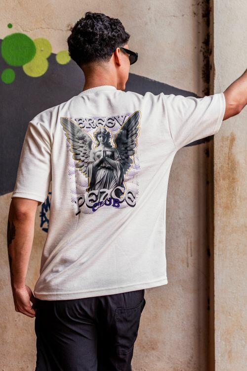 Camiseta Oversized Heavy Angel Peace