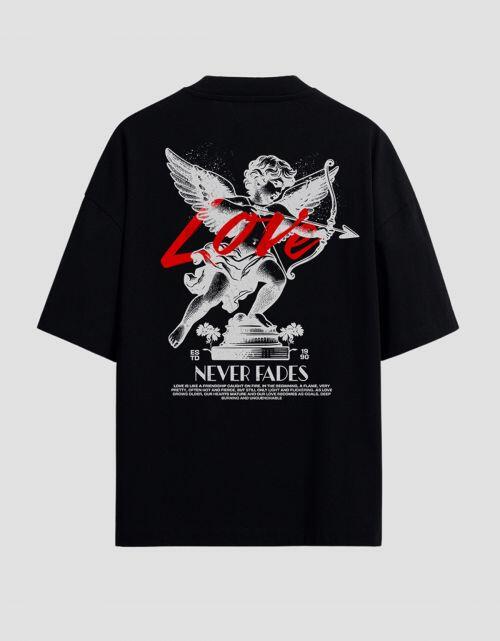 Camiseta Oversized Heavy Angel Love