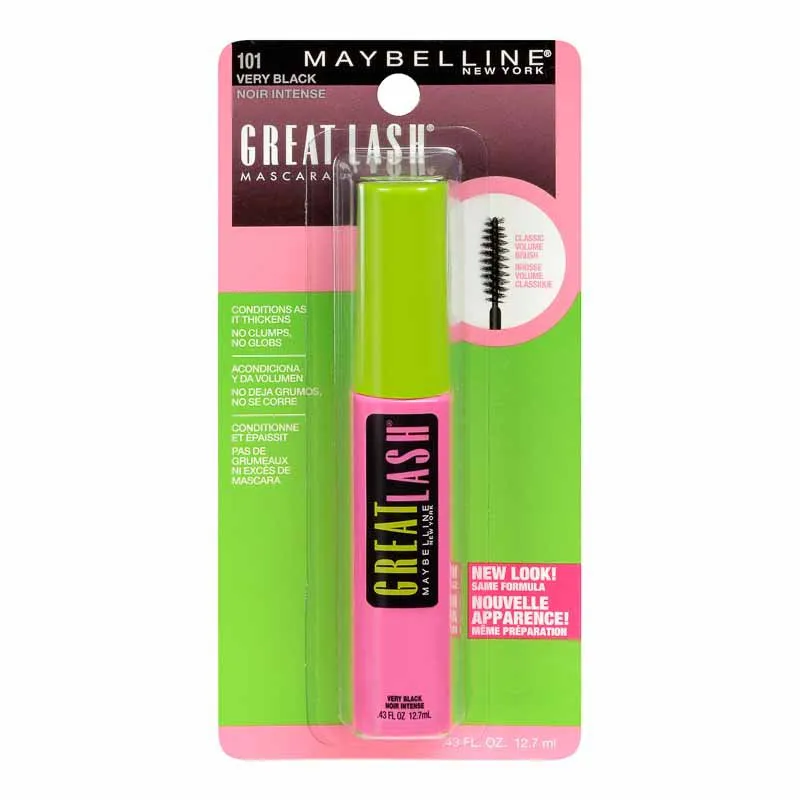 MAYBELLINE - GREAT LASH MASCARA 101 VERY BLACK