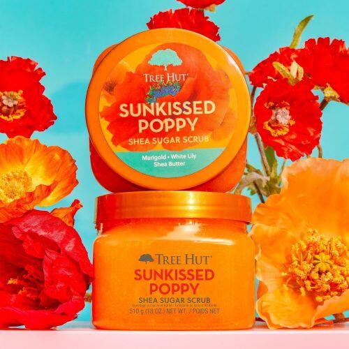 TREE HUT - SHEA SUGAR BODY SCRUB SUNKISSED POPPY