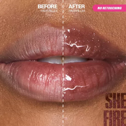 HUDA BEAUTY - FAUX FILLER SHINY NON-STICKY LIP GLOSS