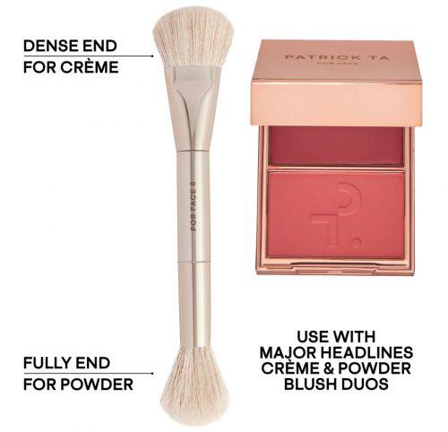 PATRICK TA - DUAL ENDED PRECISION BLUSH BRUSH