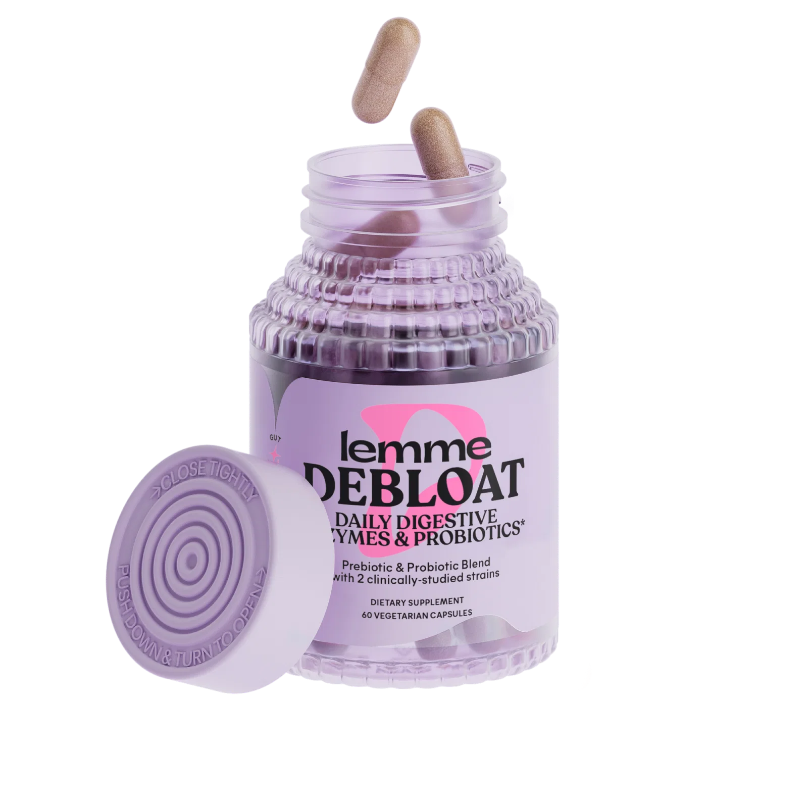 LEMME - DEBLOAT DAILY DIGESTIVE ENZYMES  & PROBIOTICS CAPSULES
