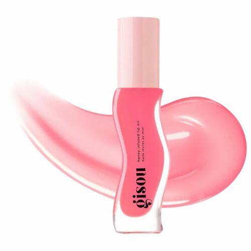 GISOU - HONEY INFUSED HYDRATING LIP OIL RASPBERRY SWIRL