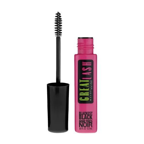 MAYBELLINE - GREAT LASH MASCARA 100 BLACKEST BLACK