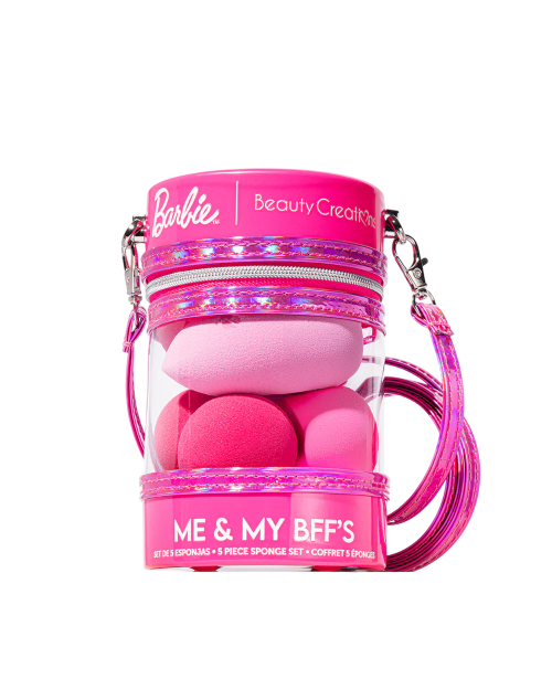 BEAUTY CREATIONS X BARBIE  ME & MY BFF'S 5 PIECE SPONGE SET