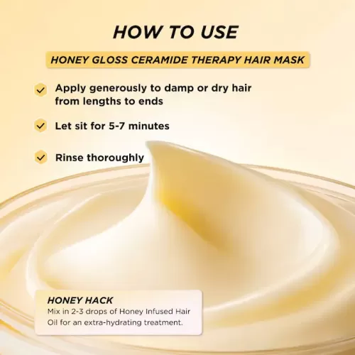 GISOU - MINI HONEY GLOSS CERAMIDE THERAPY HYDRATING HAIR MASK