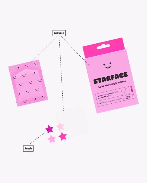 STARFACE - HYDRO STAR PINK PARTY PACK 32 STARS
