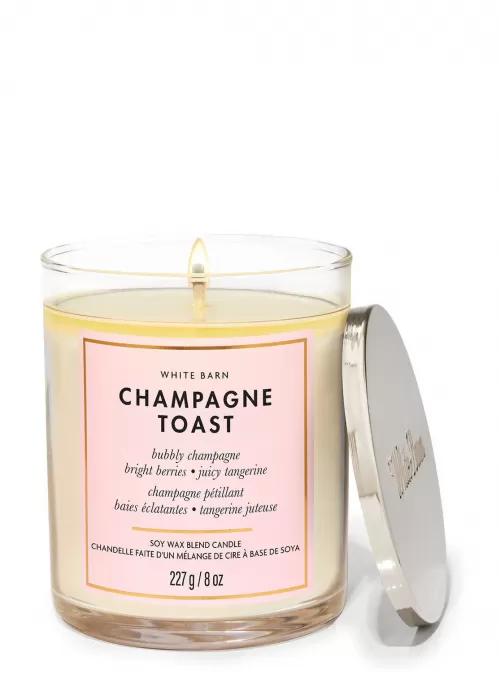 BATH BODY WORKS - CHAMPAGNE TOAST CANDLE  227G