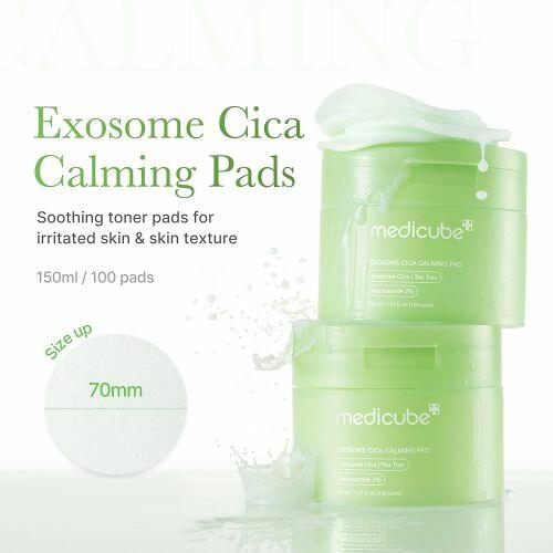 MEDICUBE - EXOSOME CICA CALMING TONER PADS