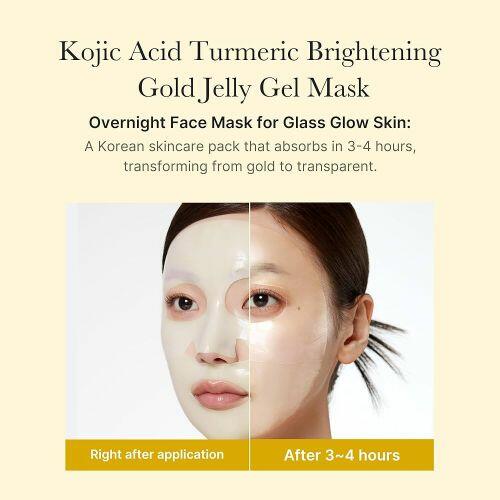 MEDICUBE - KOJIC ACID TURMERIC GOLD JELLY GEL MASK