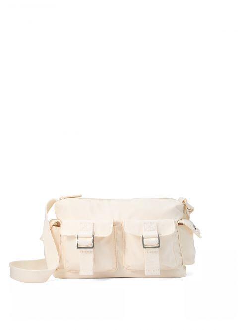 PINK - NYLON CARGO SHOULDER BAG OFF WHITE