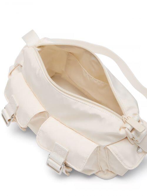 PINK - NYLON CARGO SHOULDER BAG OFF WHITE
