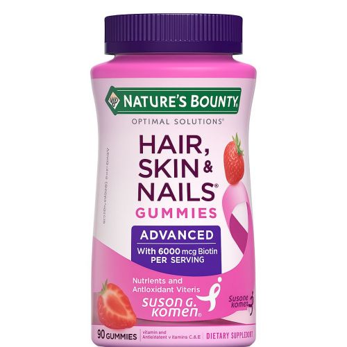 VITAMINA NATURE'S BOUNTY - HAIR, SKIN & NAILS 90 GUMMIES