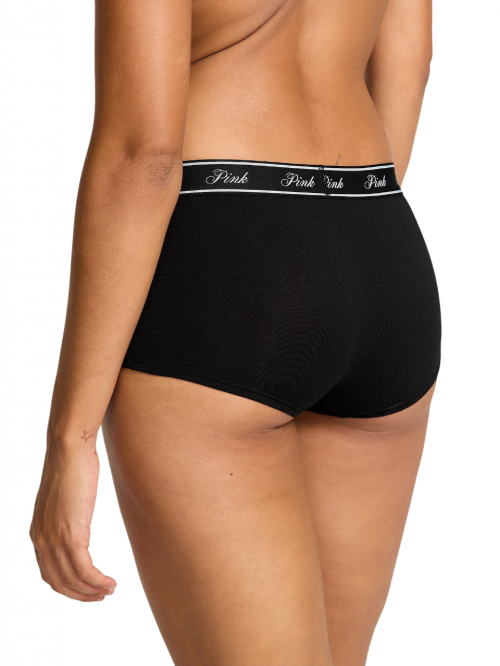 PINK - LOGO COTTON BOYSHORT PANTY