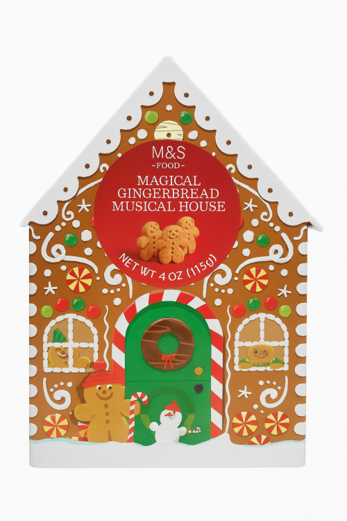 MAGICAL GINGERBREAD MUSICAL HOUSE -  GINGERBREAD COOKIES